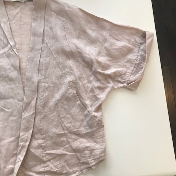 100% Linen Jacket by Stella Martini NWOT - Picture 5 of 9